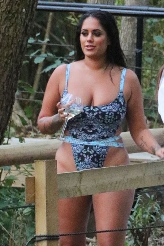 MALIN ANDERSSON in Swimsuit Celebrates Her 28th Birthday at Copper Cabin in West Sussex 10/20/2020