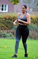 MALIN ANDERSSON Workout at a Park in London 10/30/2020