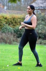 MALIN ANDERSSON Workout at a Park in London 10/30/2020