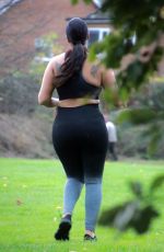 MALIN ANDERSSON Workout at a Park in London 10/30/2020