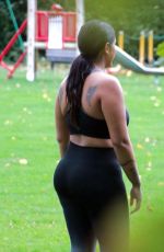 MALIN ANDERSSON Workout at a Park in London 10/30/2020