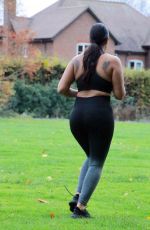 MALIN ANDERSSON Workout at a Park in London 10/30/2020