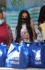 MALU TREVEJO at Organic Food Diveaway in Los Angeles 10/28/2020