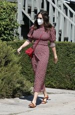 MANDY MOORE Arrives at Acupuncture Center in Los Angeles 09/30/2020