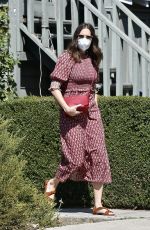 MANDY MOORE Arrives at Acupuncture Center in Los Angeles 09/30/2020