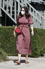 MANDY MOORE Arrives at Acupuncture Center in Los Angeles 09/30/2020