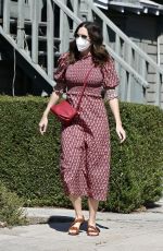 MANDY MOORE Arrives at Acupuncture Center in Los Angeles 09/30/2020