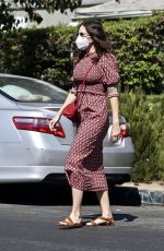 MANDY MOORE Arrives at Acupuncture Center in Los Angeles 09/30/2020