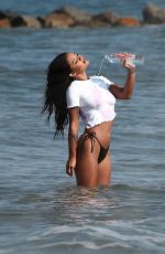 MARIA GOMEZ for 138 Water Photoshoot at a Beach in Malibu 10/07/2020