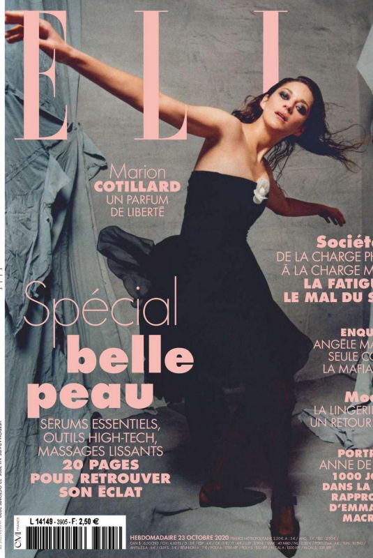 MARION COTILLARD in Elle Magazine, France October 2020