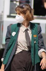 MAYA HAWKE on the Set of Stranger Things, Season 4 in Atlanta 10/21/2020