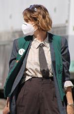 MAYA HAWKE on the Set of Stranger Things, Season 4 in Atlanta 10/21/2020