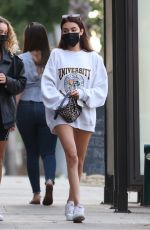 MDISON BEER Out for Diner at Local Peasant in Sherman Oaks 10/15/2020