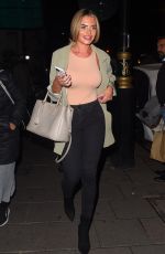 MEGAN BARTON HANSON Night Out in London 10/09/2020