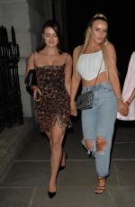 MEGAN CLARK, HANNAH GLYNN and SINEAD MICHAEL at Libertine Nightclub in London 10/04/2020