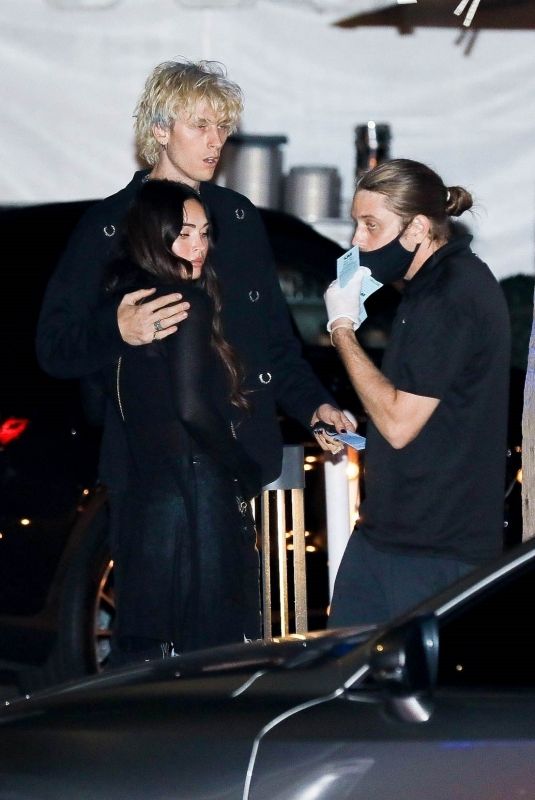 MEGAN FOX and Machine Gun Kelly at Mastro