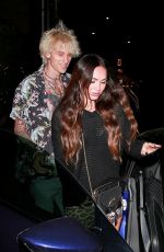MEGAN FOX and Machine Gun Kelly Night Out in Santa Monica 10/09/2020