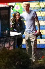 MEGAN FOX and Machine Gun Kelly Out for Dinner in Hollywood 09/29/2020