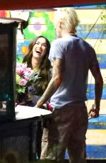 MEGAN FOX and Machine Gun Kelly Out for Dinner in Hollywood 09/29/2020