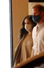 MEGHAN MARKLE and Prince Harry Out for Dinner in Santa Barbara 10/06/2020