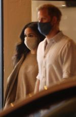 MEGHAN MARKLE and Prince Harry Out for Dinner in Santa Barbara 10/06/2020