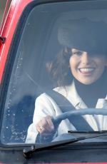 MICHELLE KEEGAN on the Set of Brassic in Lancashire 10/07/2020