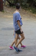 MILA KUNIS Out at a Park in Los Angeles 10/07/2020