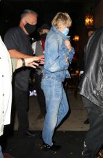MILEY CYRUS Arrives at Bowery Hotel in New York 09/30/2020