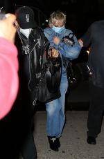 MILEY CYRUS Arrives at Bowery Hotel in New York 09/30/2020