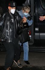 MILEY CYRUS Arrives at Bowery Hotel in New York 09/30/2020