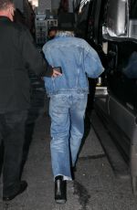 MILEY CYRUS in Double Denim Out and About in New York 10/02/2020