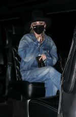 MILEY CYRUS in Double Denim Out and About in New York 10/02/2020