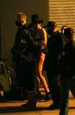 MILEY CYRUS Leaves Her Video Set in Brooklyn10/01/2020