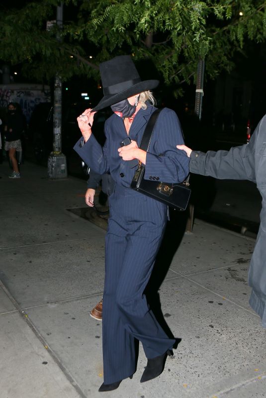 MILY CYRUS Arrives at Bowery Hotel in New York 10/01/2020