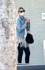 MISCHA BARTON at a Bank in Los Feliz 10/08/2020