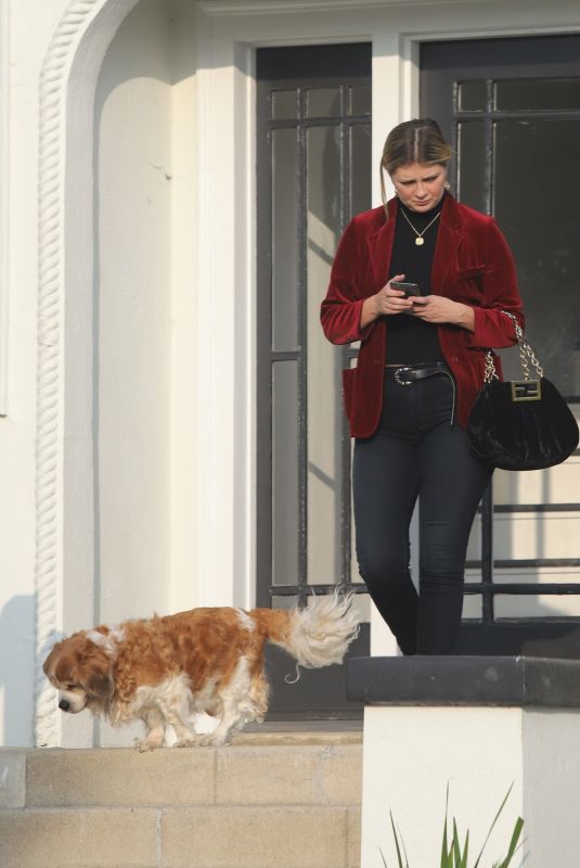 MISCHA BARTON Leaves Her Home in Los Feliz 10/09/2020