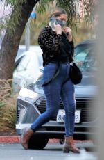 MISCHA BARTON Out Shopping in Los Angeles 10/22/2020