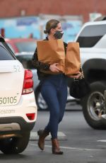 MISCHA BARTON Out Shopping in Los Angeles 10/22/2020