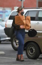 MISCHA BARTON Out Shopping in Los Angeles 10/22/2020