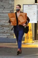 MISCHA BARTON Out Shopping in Los Angeles 10/22/2020