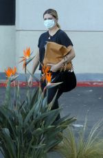 MISCHA BARTON Shopping at Vons in Los Angeles 10/06/2020