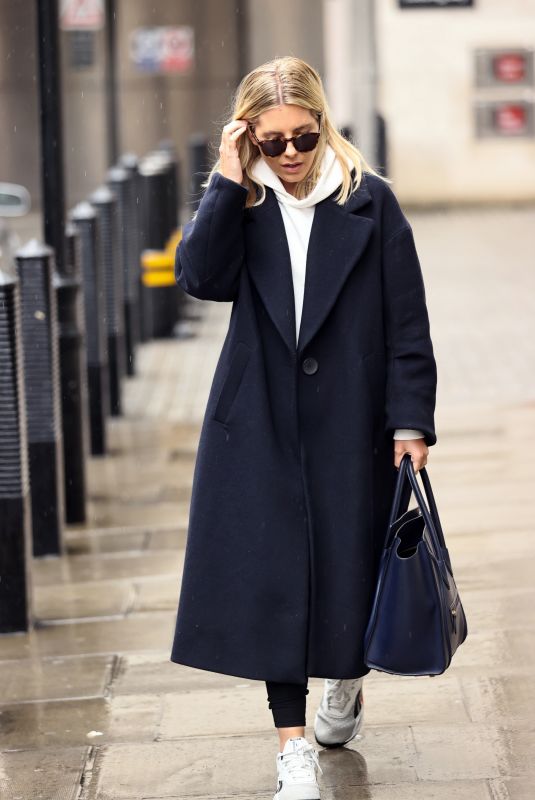 MOLLIE KING Leaves BBC Radio 1 Studio in London 10/04/2020