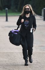 MYLEENE KLASS Arrives at Dancing On Ice Studios in London 10/15/2020
