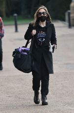 MYLEENE KLASS Arrives at Dancing On Ice Studios in London 10/15/2020