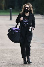 MYLEENE KLASS Arrives at Dancing On Ice Studios in London 10/15/2020