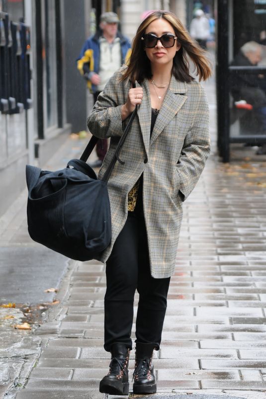 MYLEENE KLASS Arrives at Global Studios in London 10/29/2020