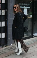 MYLEENE KLASS Out in London 10/30/2020