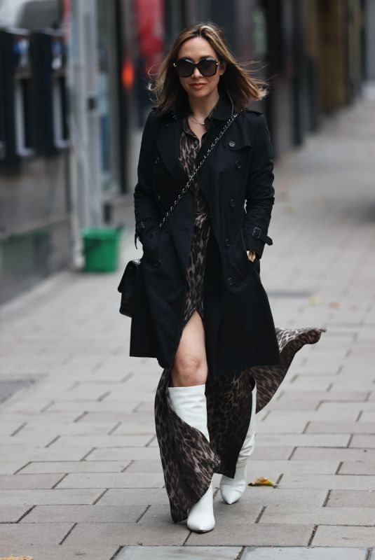 MYLEENE KLASS Out in London 10/30/2020