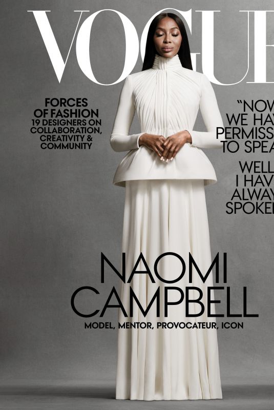 NAOMI CAMPBELL in Vogue Magazine, November 2020
