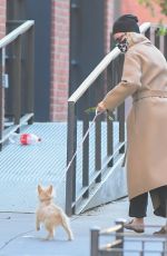 NAOMI WATTS Out with Her Dog in New York 10/07/2020